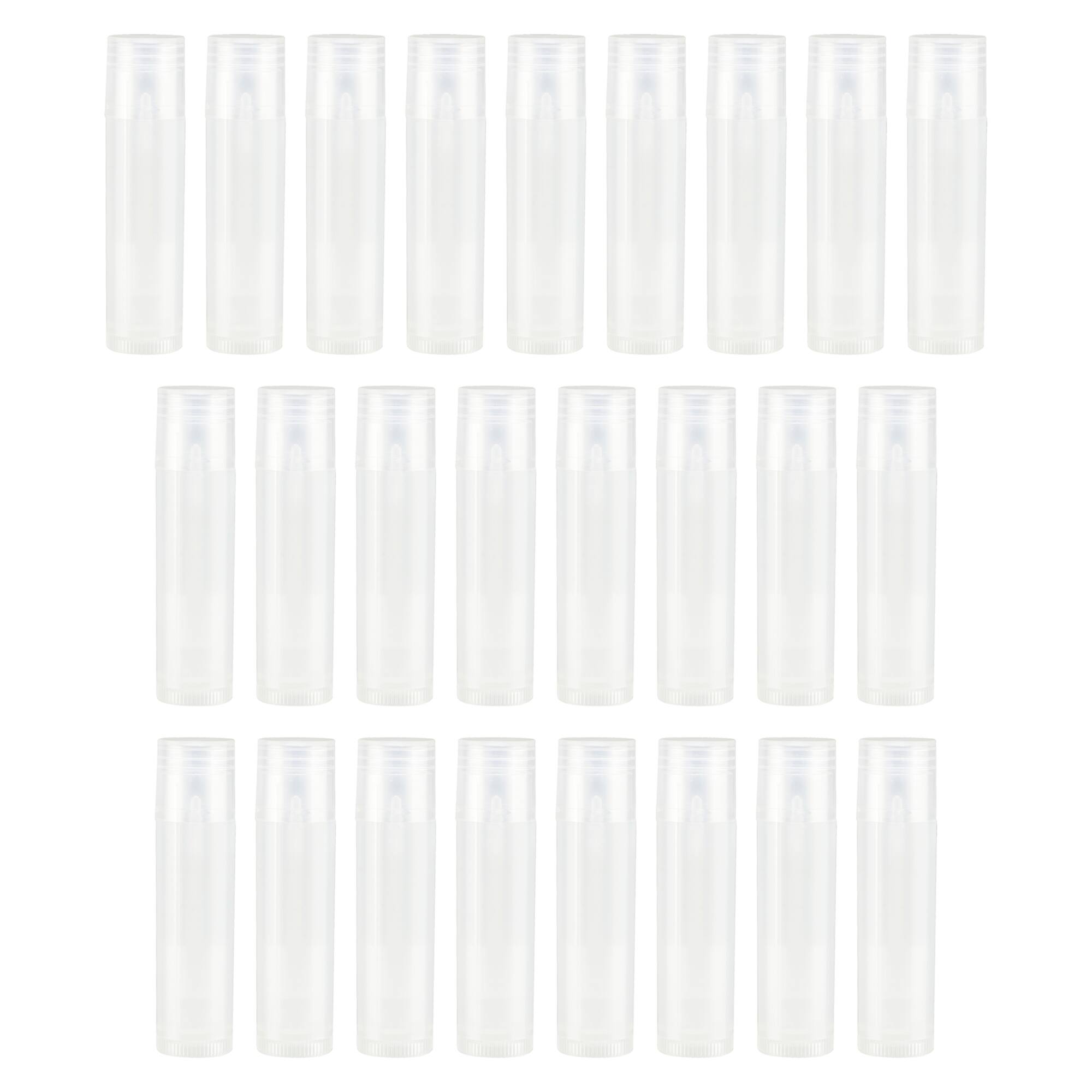 12 Packs: 25 ct. (300 total) Clear Plastic Lip Balm Tubes by Make Market®